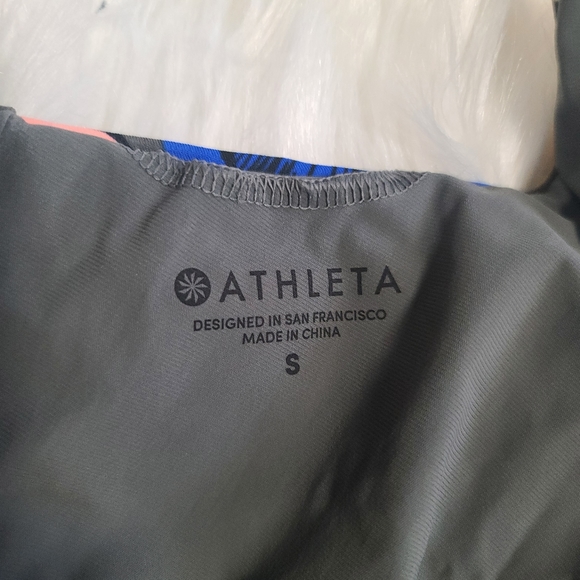 Athleta midnight palm scoop one piece swimsuit - Picture 5 of 6